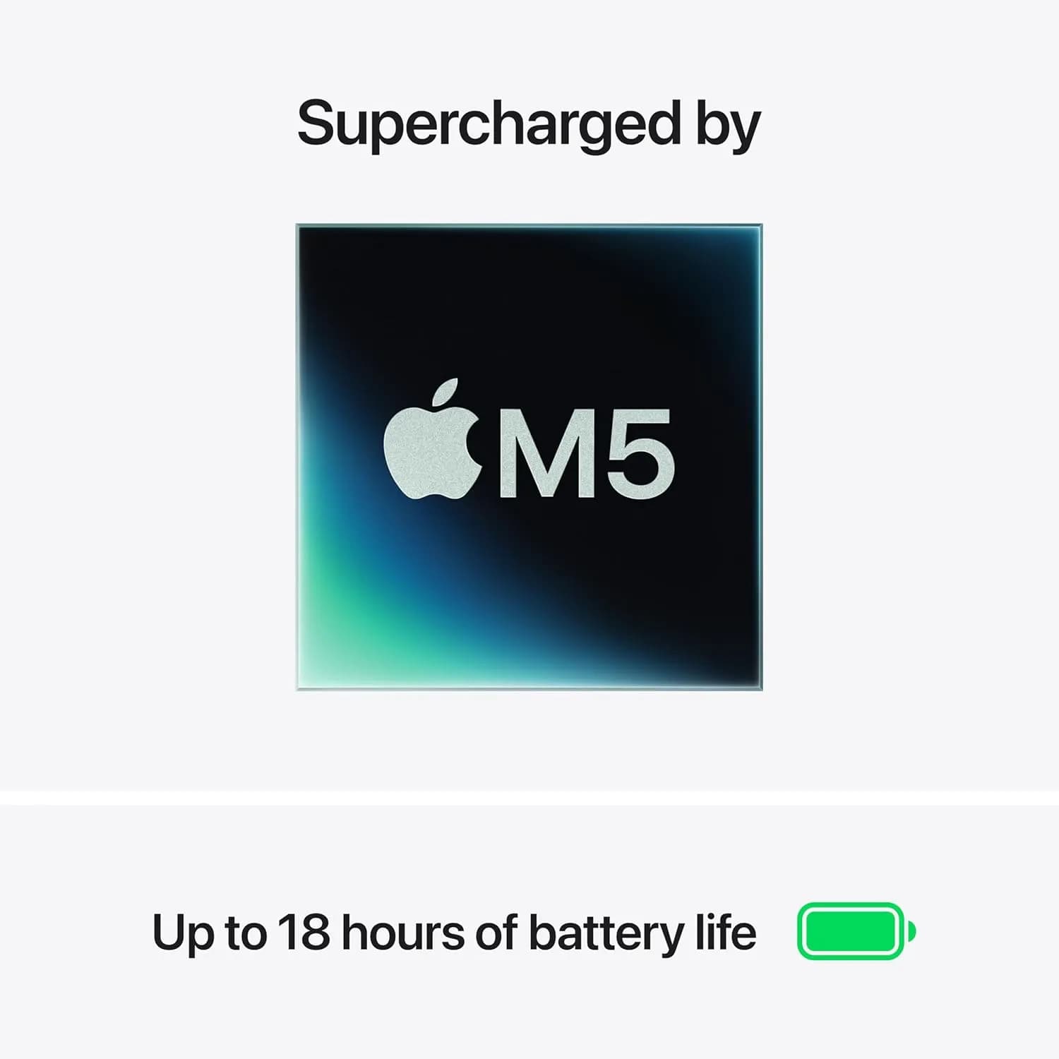 13-inch MacBook Air: Apple M5 chip with 10-core CPU and 8-core GPU, 16GB, 512GB SSD - Sky Blue