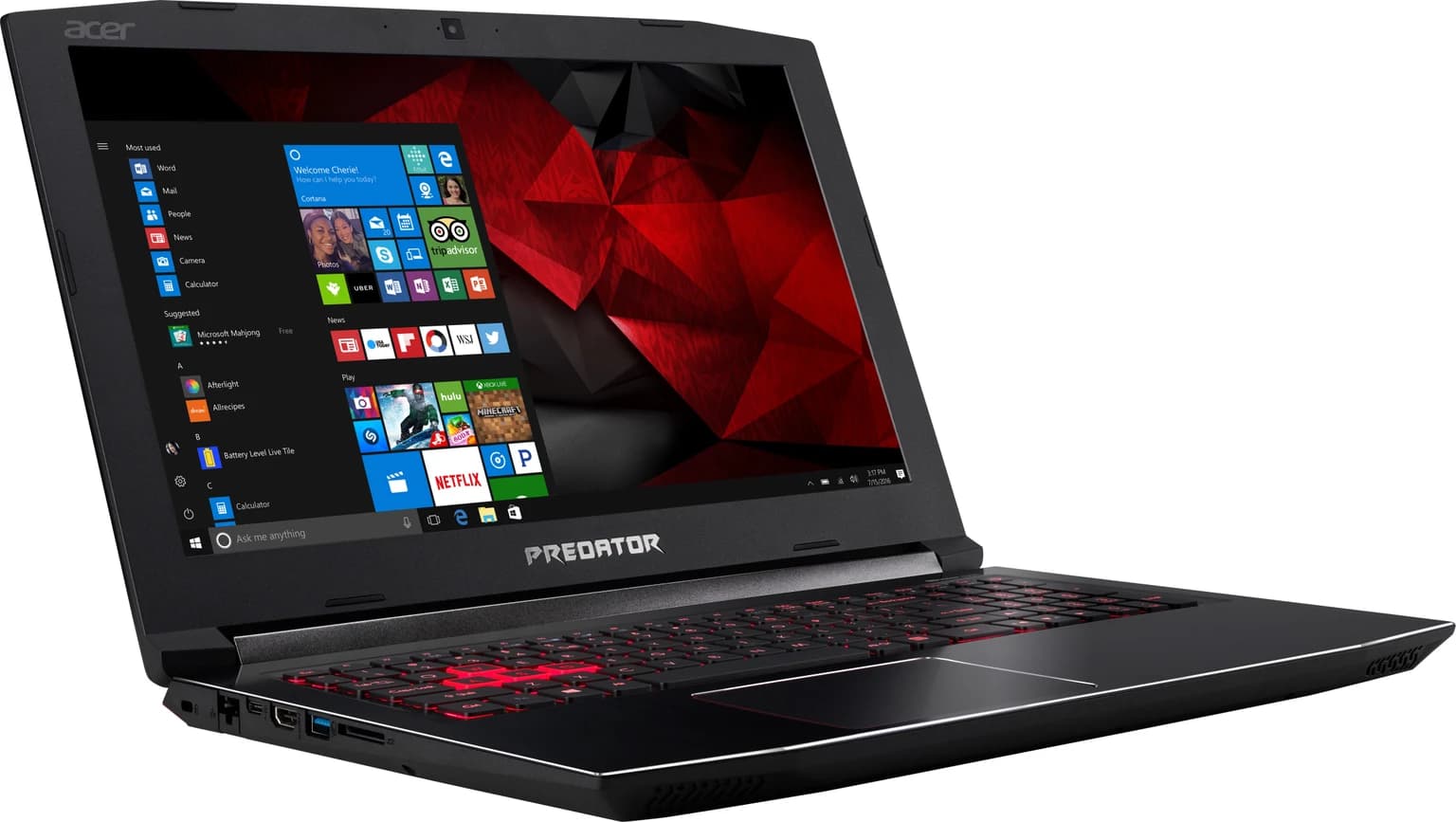 Acer Predator Helios G3 | Intel i7 7th Gen | 15.6 " HD | Windows 10 | Refurbished 
