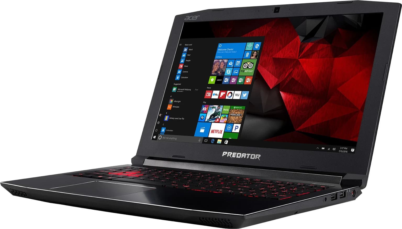 Acer Predator Helios G3 | Intel i7 7th Gen | 15.6 " HD | Windows 10 | Refurbished 