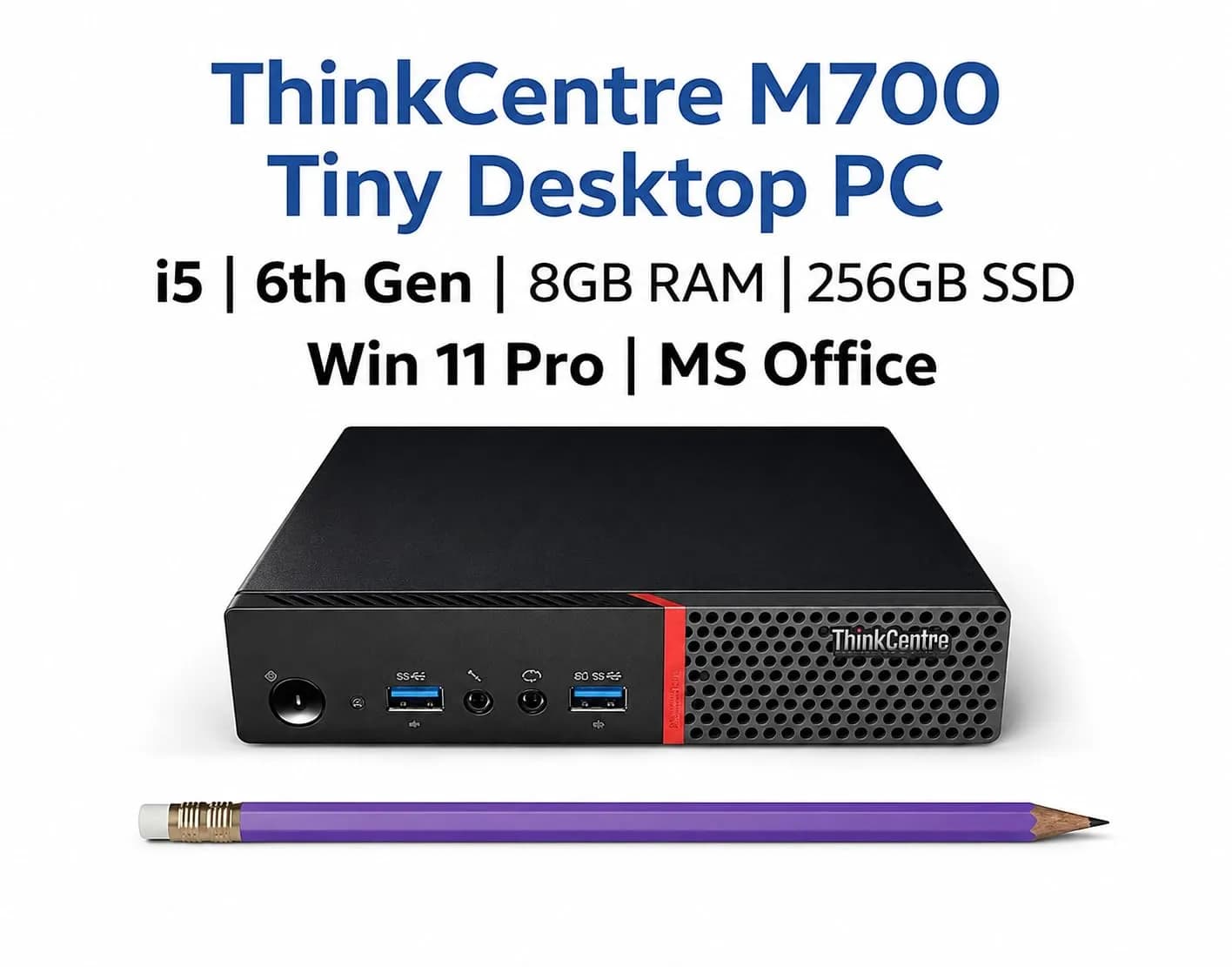 Lenovo ThinkCentre M700 Mini PC | Intel i5 6th Gen | Windows 10 | Refurbished