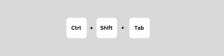 Shortcut key to move from one tab to another tab in browser