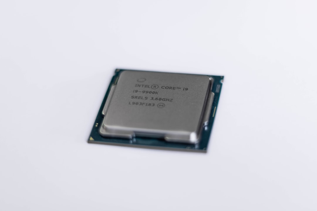 8th generation intel processor - Intel Core CPU on white panel