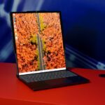 lenovo thinkpad t14s - Laptop displaying autumn trees and road